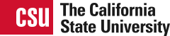 Logo for CSU - The California State University